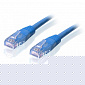 Патч-корд литой, UTP, RJ45, Cat.5e, 3m, синий - фото 1