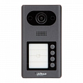 IP-відеопанель 2 Мп зі зчитувачем Mifare Dahua DHI-VTO3211D-P4-S2 на 4 абоненти з детекцією руху для IP-домофонів