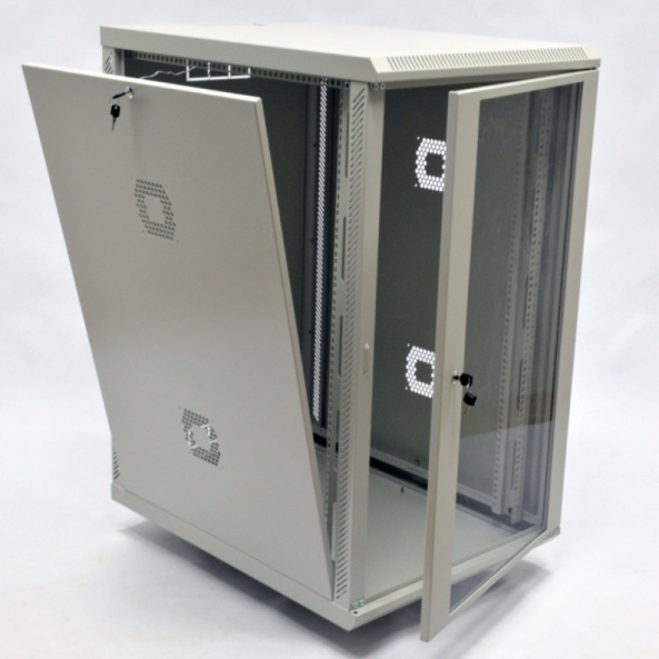 Шафа серверна CMS 21U 600 х 600 х 1040 UA-MGSWA216G для мережевого обладнання - фото 2