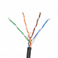 Кабель витая пара GoldMine GM UTP 4*2*24AWG(0,51) СU CAT.5E PE (UTP медь внешний) бухта 305 м - фото 1