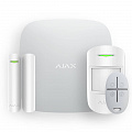 Комплект беспроводной сигнализации Ajax StarterKit Plus white с поддержкой Wi-Fi и 2 SIM-карт