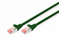 Патч-корд DIGITUS CAT 6 S-FTP, 10м, AWG 27/7, LSZH, зеленый - фото 1