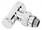 Запорный клапан Danfoss RLV-CX, вх. 1/2" - вых. 1/2", угловой, хром - фото 2