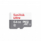 Карта пам`яті з адаптером SanDisk SDXC 64GB UHS-I SDSQUNR-064G-GN3MA - фото 1