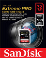 Карта пам'ятi SanDisk 32GB SDHC C10 UHS-II R300/W260MB/s 4K Extreme Pro