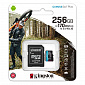 Карта памяти Kingston  256GB microSDXC C10 UHS-I U3 A2 R170/W90MB/s + SD адаптер - фото 1