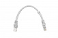 Патч-корд 2E Cat 5e,UTP,RJ45, 26AWG ,7/0.16 CCA, 0.20m, PVC,Grey - фото 1