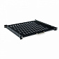 Полка выдвижная 19" CMS UA-SHSL-400B 1U 400 мм, черная - фото 1