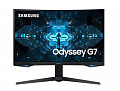 Монітор LCD 27" Samsung Odyssey G7, DP, 2*HDMI, USB-Hub, VA, CURVED, 2560x1440, 240Hz, 1ms, G-Sync