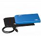 Внешний карман Frime SATA HDD/SSD 2.5", USB 2.0, Metal, Blue (FHE62.25U20) - фото 1