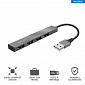 USB-хаб Trust Halyx Aluminium 4-Port Mini USB Hub - фото 1