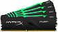 Модуль памяти DDR4 4x16GB/3200 Kingston HyperX Fury RGB (HX432C16FB3AK4/64) - фото 1