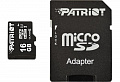 Карта пам`ятi  MicroSDHC 16GB UHS-I Class 10 Patriot LX + SD-adapter (PSF16GMCSDHC10)