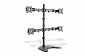 Крепление DIGITUS Quad Monitor Stand/Clamp, 15-27", с наклоном, поворотом - фото 1