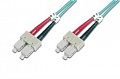Оптичний патч-корд DIGITUS SC/UPC-SC/UPC,50/125, OM3,duplex,2m