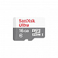 Карта пам'яті з адаптеором SanDisk MICRO SDHC 16GB UHS-I SDSQUNS-016G-GN3MA - фото 1