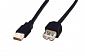 Кабель ASSMANN USB 2.0 (AM/AF) 5.0m, black - фото 1