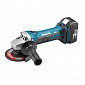 Шлифмашина угловая Makita DGA452RFJ аккумуляторная,115мм, DC18RA, 18В 3Ачx2, LXT, Makpac - фото 1