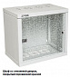 Шкаф ZPAS 19" 15U 600x600 Z-BOX, съемные бок.стенки, стекл.дверь, 100kg max, серый - фото 1