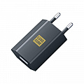 Зарядное устройство Luxe Cube 1USB 1A Black (7775557575174)