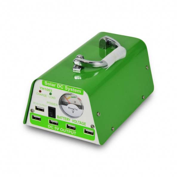 Сонячна система освітлення Solar Technology YH1003B з блоком живлення 12 А-год для освітлення приміщень і зарядки гаджетів - фото 2