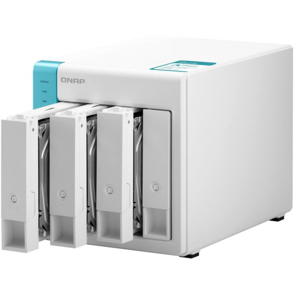 Система хранения данных QNAP TS-431P3-4G с 4 отсеками для дисков, 4GB RAM, настольное исполнение - фото 3