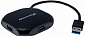 Концентратор USB3.0 Grand-X GH-415 Black 4хUSB3.0 - фото 1
