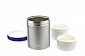 Термос металевий для їжі Nuvita 1000 мл, 2 контейнера, нерж. сталь NV1478 - фото 1